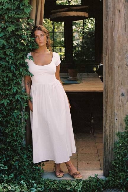 The Monica Dress | Petal Pink