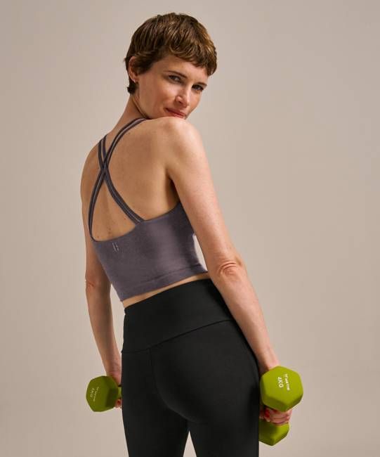 Mallea Cross Back Crop Top