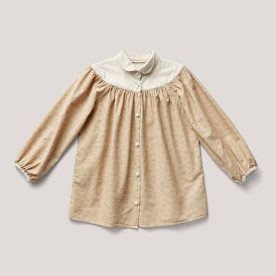 Luna Tunic, Berry Stitch Print, Caffe