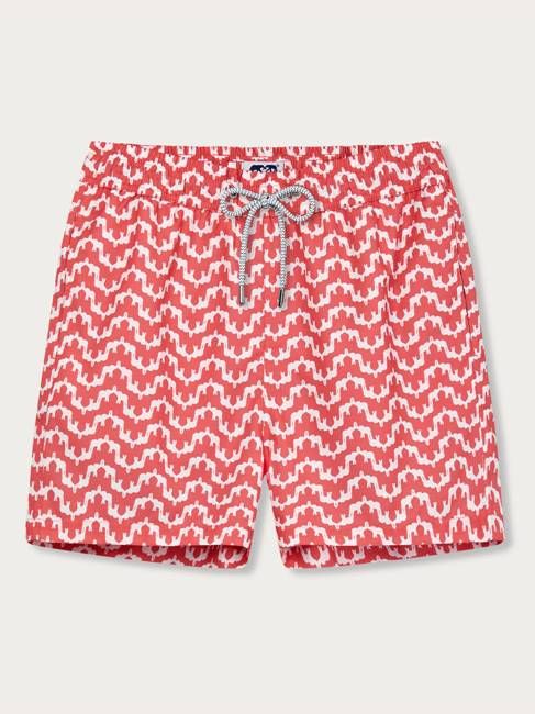 Boys Elephant Palace Coral Staniel Swim Shorts