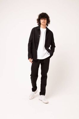 Mens Fred Drawcord Chino in Black.
