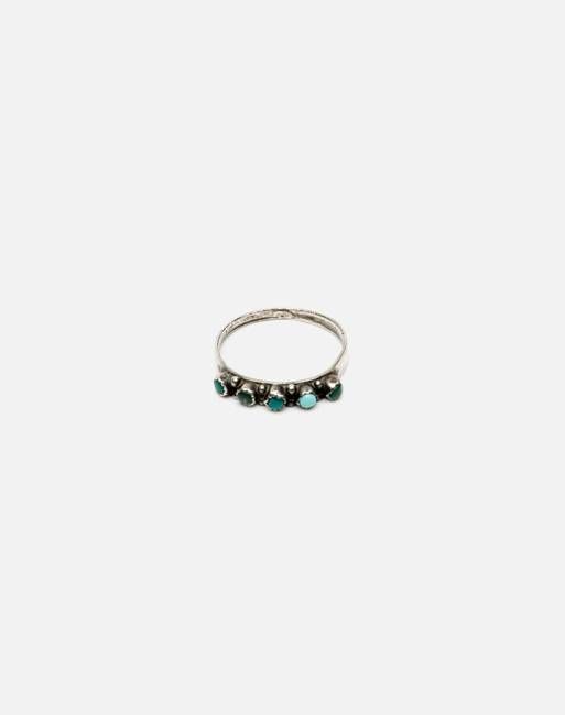 50s Turquoise and Green Zuni Ring -#2