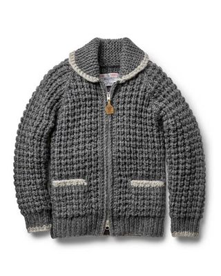 The Seawall Hand-Knit Sweater in Heather Graphite