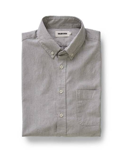 The Jack in Coal Jaspe University Stripe Oxford