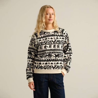 DEDICATED - Sweatshirt Ystad Beach Gallop Eiweiß