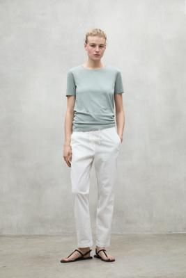 WHITE GANGES TROUSERS