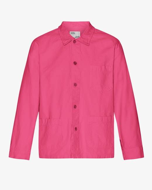 Organic Workwear Jacket - Bubblegum Pink