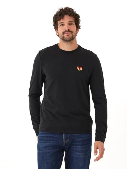 Embroidery Long Sleeve Triblend Crew