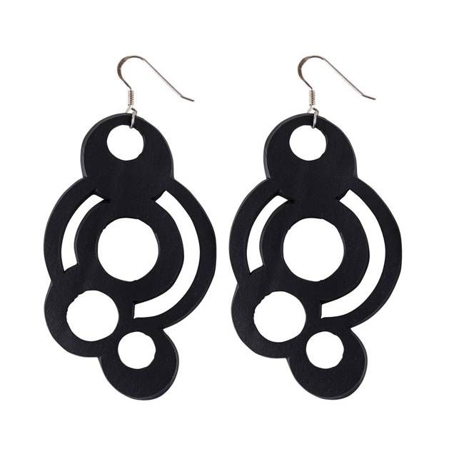 Circular Inner Tube Earrings