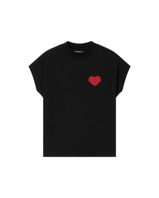 Embroidered heart Volta t-shirt