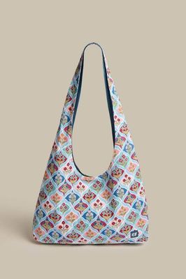 Elas - Tote Bag in Walled Blooms Print