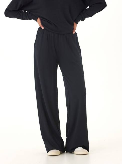 Esmeralda Feather Fleece Wide Leg Pant