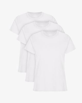 Women Light Organic Tee - Optical White (3-Pack)