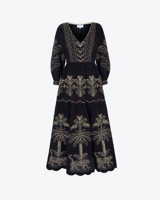 Pink City Prints Leopard Nights Dress