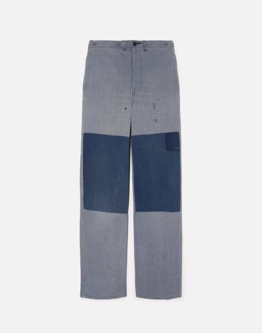 Vintage 60s Patched French Workwear Pant - #1570