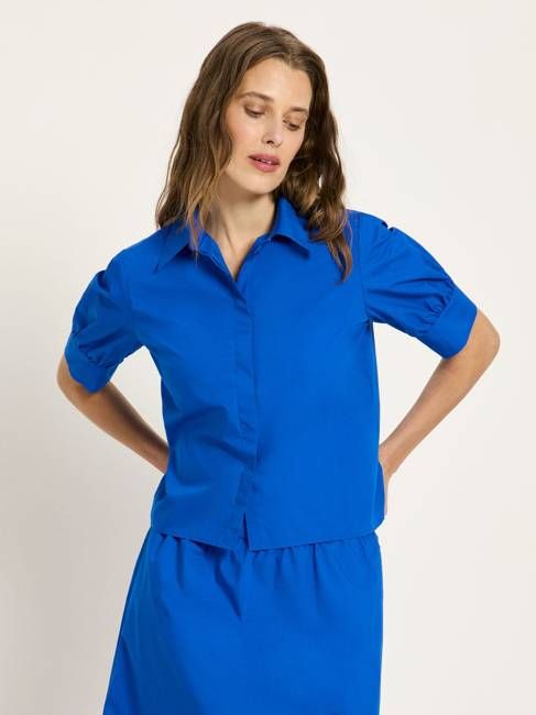 Blouse with puff sleeves (GOTS)