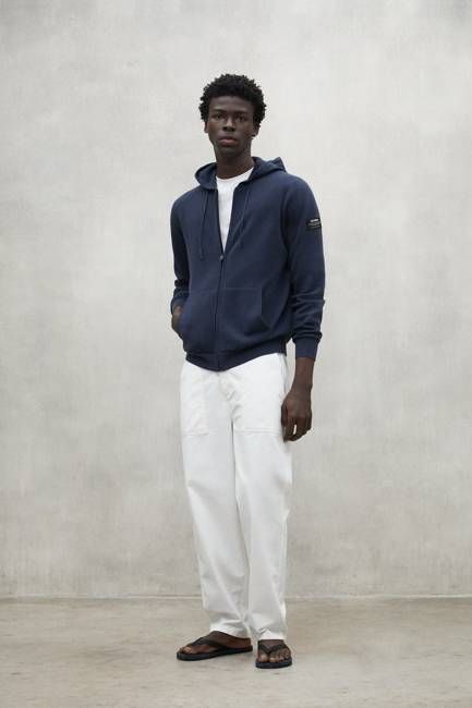NAVY BLUE OLIVO SWEATER