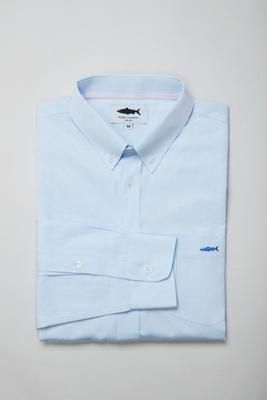 Periwinkle Blue Cotton Shirt for Men