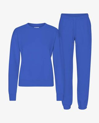 Organic Classic Sweatsuit - Sapphire Blue