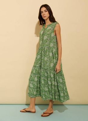 Annmarie Sleeveless Printed Dress