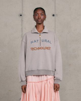 Geo Pullover - Soft Grey