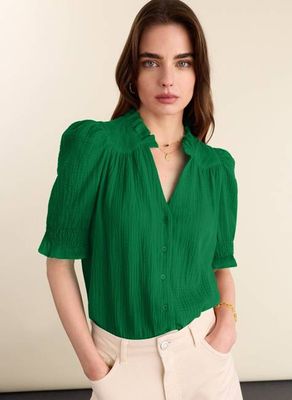 Nolan Organic Cheesecloth Blouse