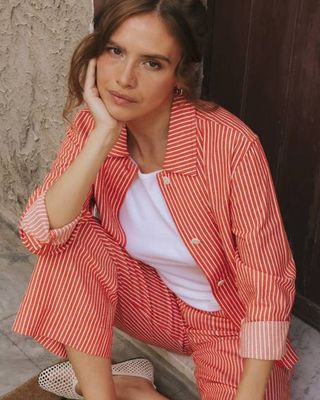 Dedicated Red Work Stripe Jacket