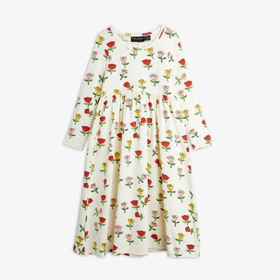 Roses long sleeve dress