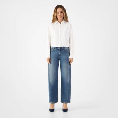 ASH Barrel Leg Minimal Stretch - Cutline - Vintage Blue