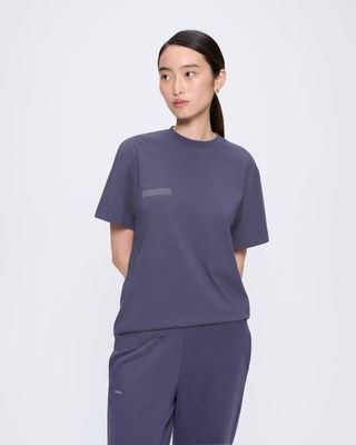 Womens 365 Midweight T-Shirt—Slate Blue