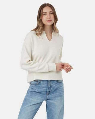 TreeFleece Notch Neck Crew