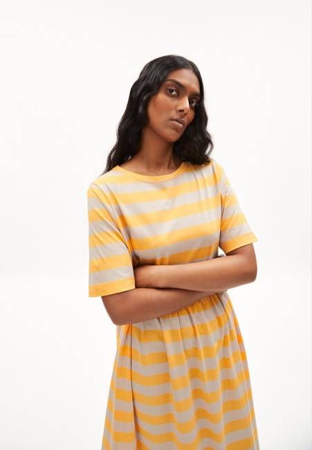TAAKY BLOCK STRIPES| mangorange-light desert