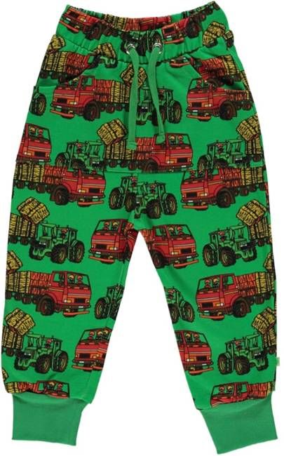 Sweatpants with tractors