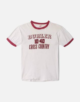 60s Hanes Cross Country Ringer Tee