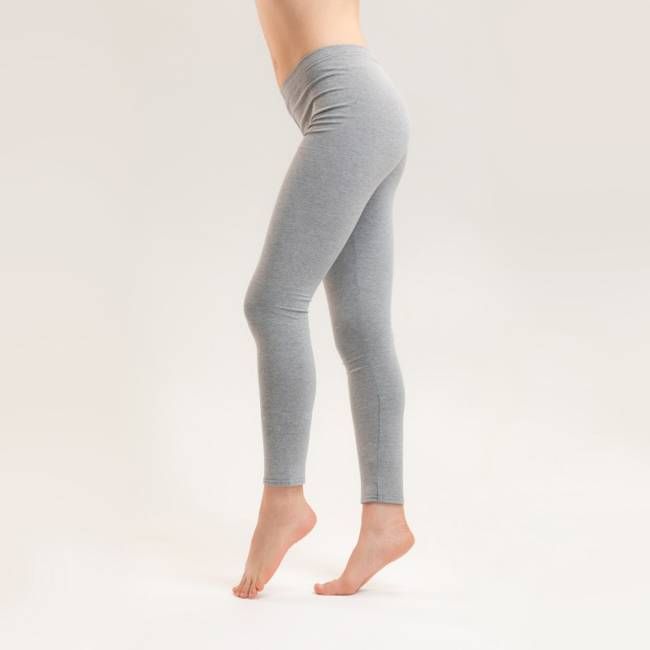 Bio Leggings, grau meliert - kaufen