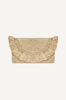 Palma Clutch - Natural Raffia