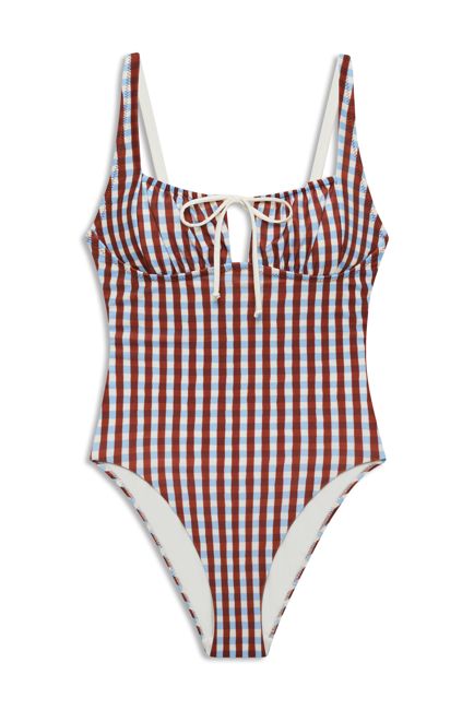 Chemise One Piece in Checkmate