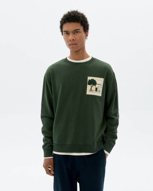 Embroidered house Leon sweatshirt