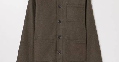 Khaki Green Wool Overshirt | Italian Recycled Wool | Asket