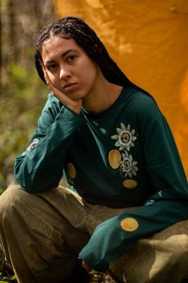 Passion flowers & passion fruit Long Sleeve Top