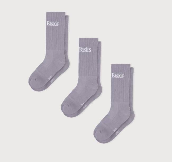Core Logo Crew Socks 3-Pack