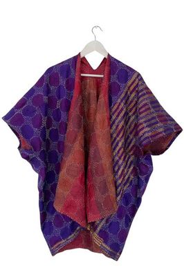 Trudi-Poncho Nr. 86 aus Seide im Vintage-Stil, Jodhpur Bearbeiten
