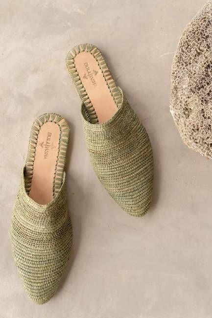 Babouche Women's Slip-Ons Tayri  Green