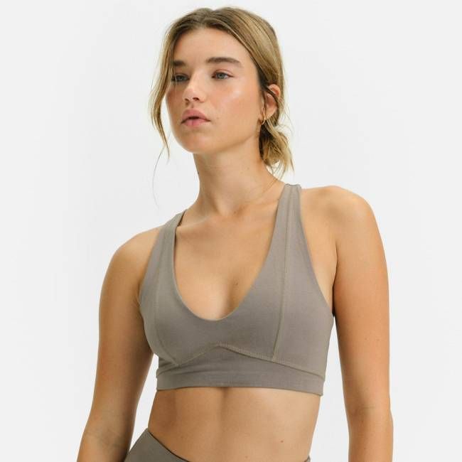 Organic Stretch V-Neck Bra
