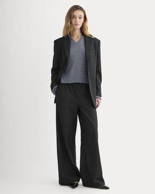 The Pull-On Trouser in Tailor Twill | Black
