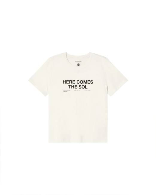 White here comes the sol Ida t-shirt