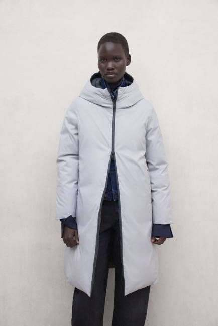 Ecoalf Light Grey Reversible Baru Coat