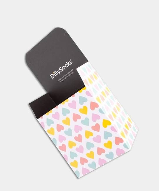 Empty Heart gift packaging (for 3-4 pairs, to fill yourself)