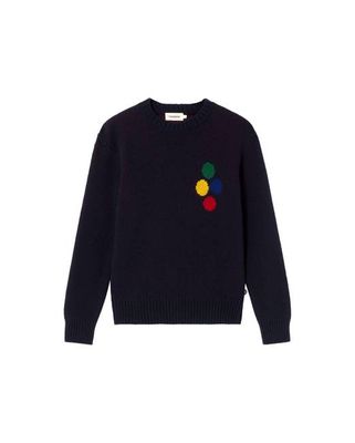 Dark blue wool Khem sweater