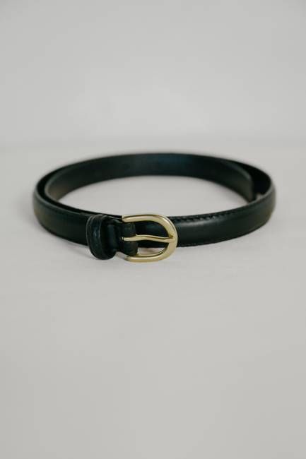 Classic Belt, Leather, Black